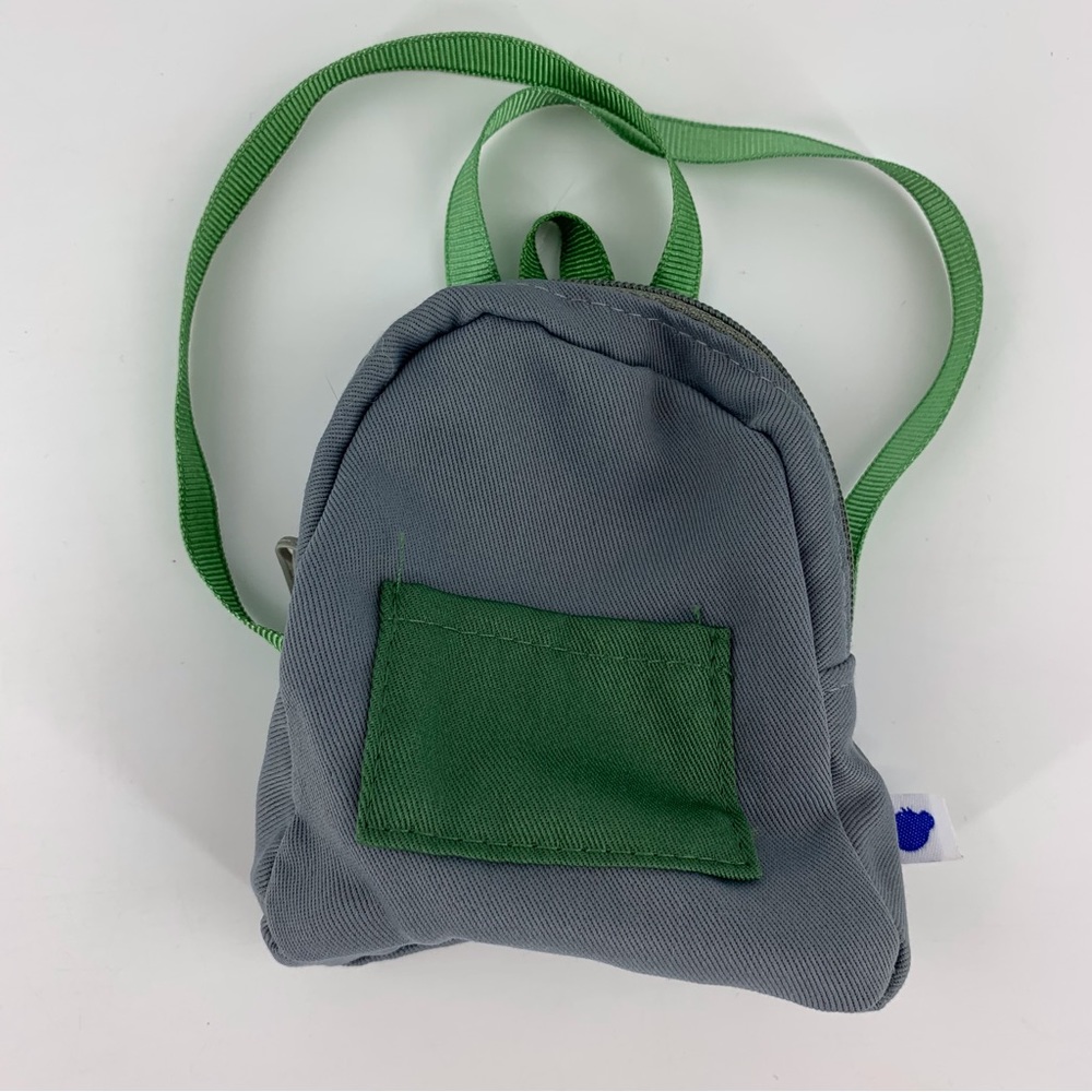 2/$20 Build-a-Bear Grey and Forest Green Backpack